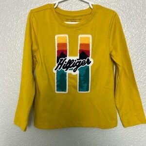 Tommy Hilfiger Yellow Long Sleeve Top Size 4/5